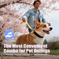 Portable Dog Water Bottle | Stainless Steel Travel Dispenser with Foldable Bowl | Leak-Proof | 10oz 2